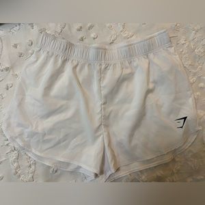 White Gymshark Running Shorts Small